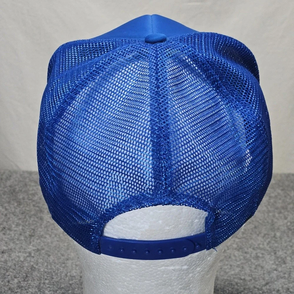 Vintage Young Life Trucker Hat Blue Mesh Snapback Cap Americana Designer Pro